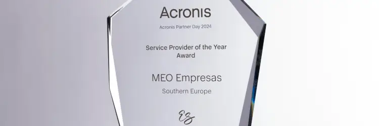 MEO Empresas honored with Acronis Service Provider of the Year award